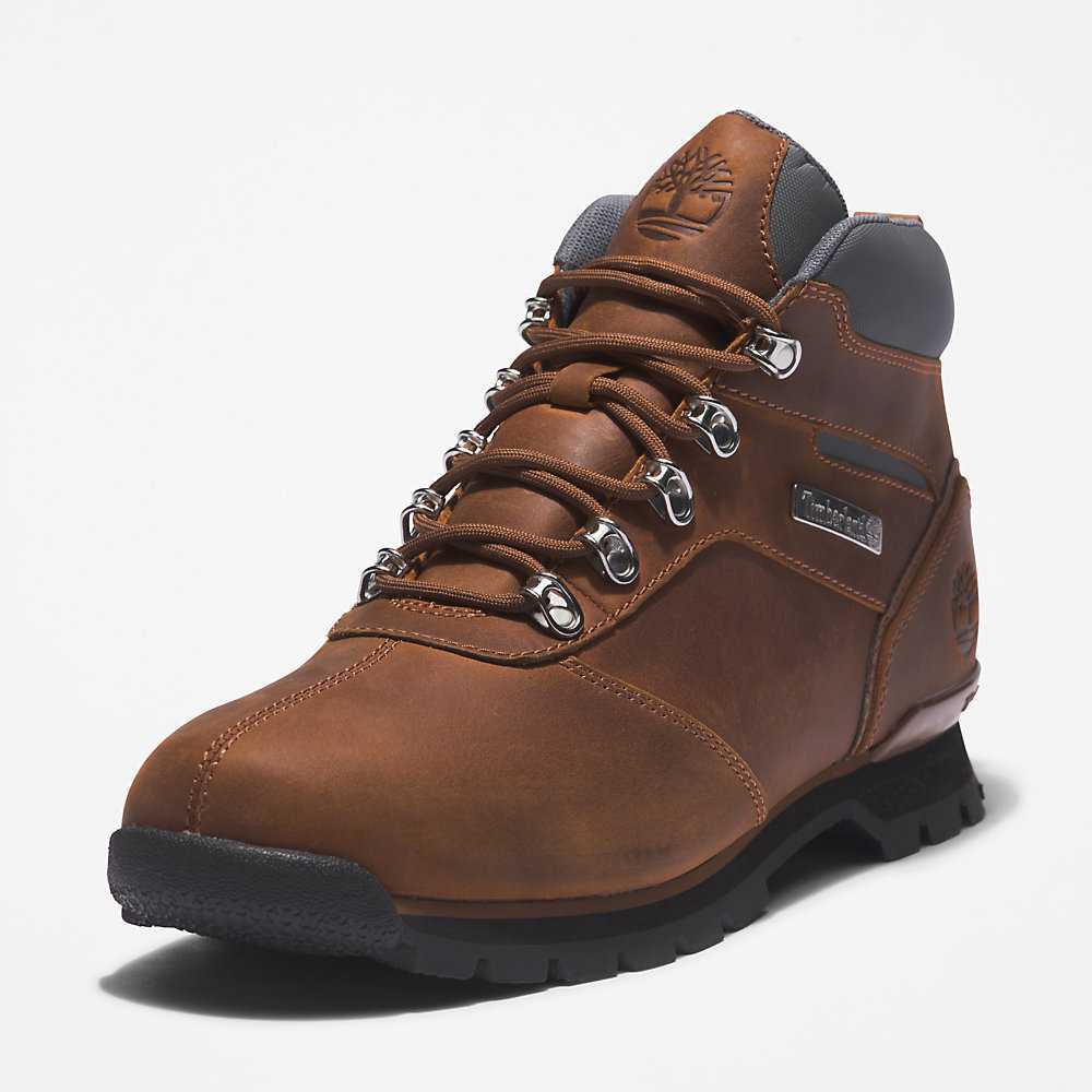 Brown Men's Timberland Splitrock Hiking Boots | Israel-5839761