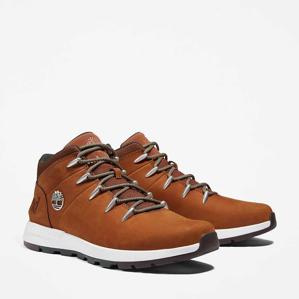 Brown Men's Timberland Sprint Trekker Chukka Boots | Israel-5219743