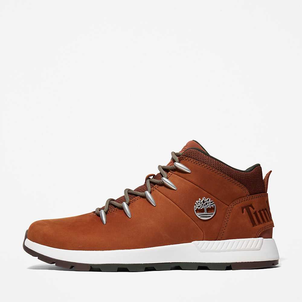 Brown Men's Timberland Sprint Trekker Chukka Boots | Israel-5219743