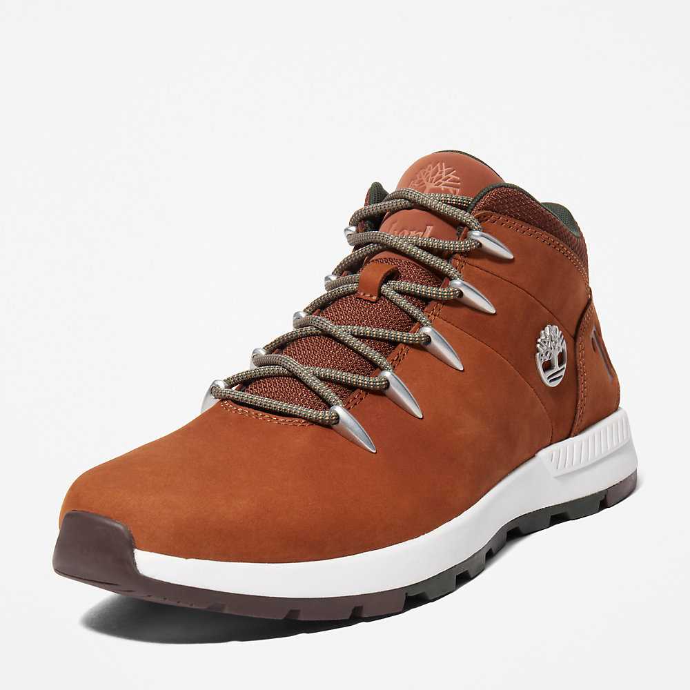 Brown Men's Timberland Sprint Trekker Chukka Boots | Israel-5219743