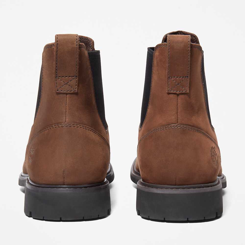 Brown Men's Timberland Stormbucks Chelsea Boots | Israel-6138452