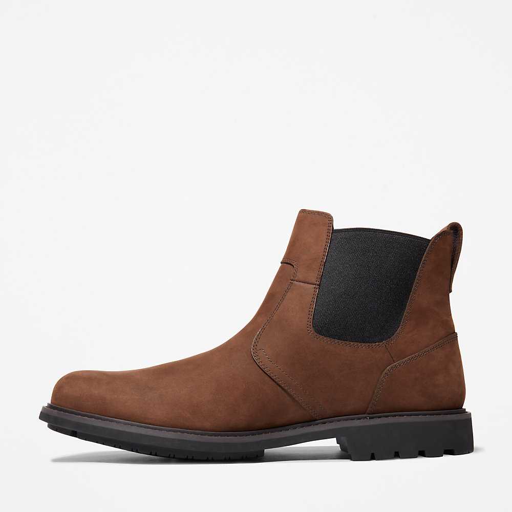 Brown Men's Timberland Stormbucks Chelsea Boots | Israel-6138452