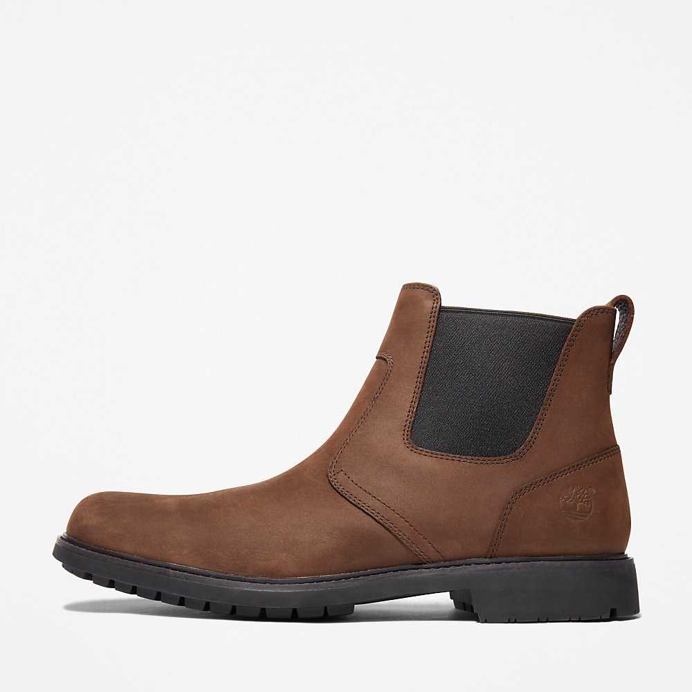 Brown Men's Timberland Stormbucks Chelsea Boots | Israel-6138452