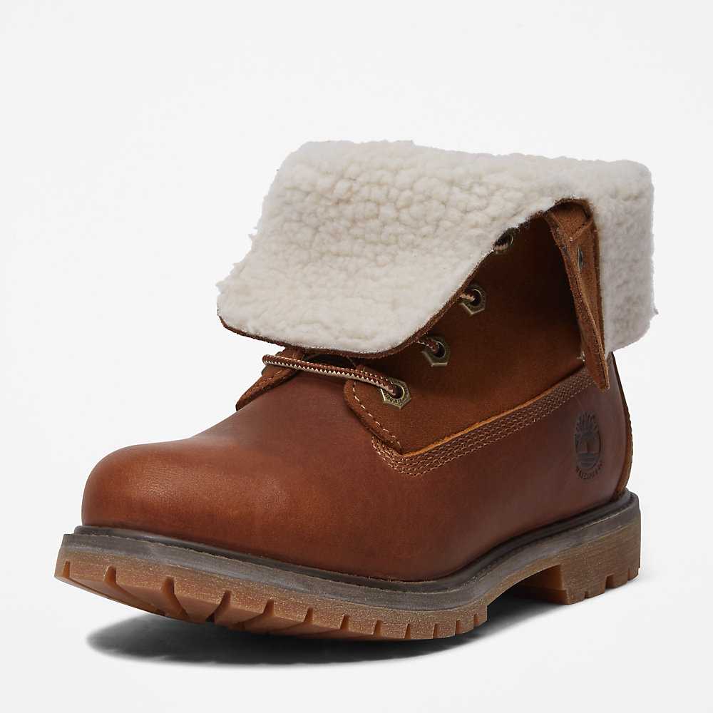 Brown Women's Timberland Authentic Winter Boots | Israel-7635104