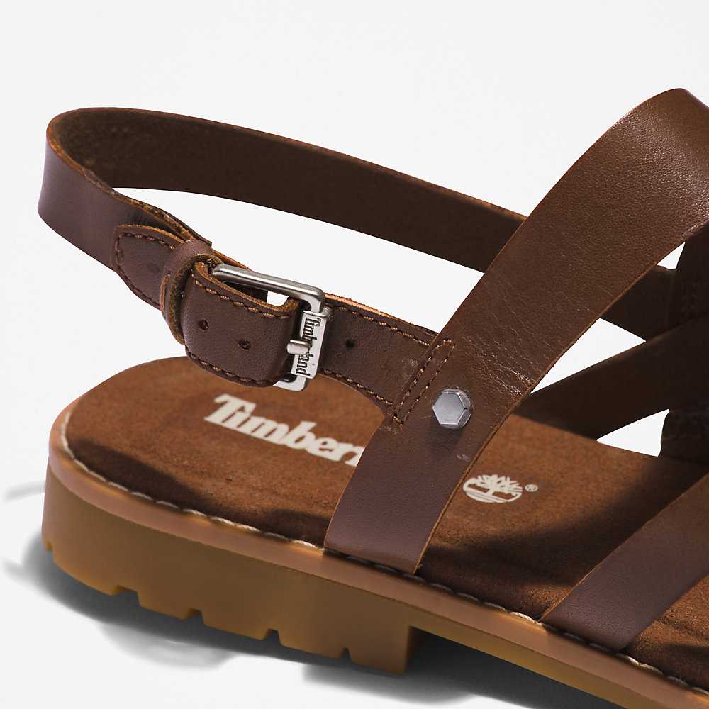 Brown Women's Timberland Chicago Sandals | Israel-8215349