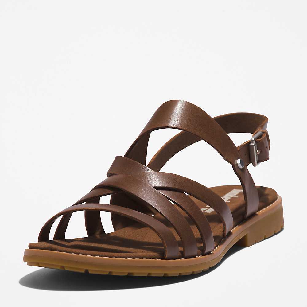 Brown Women's Timberland Chicago Sandals | Israel-8215349