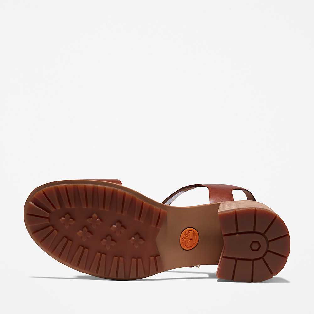 Brown Women's Timberland Laguna Shore Sandals | Israel-2846197