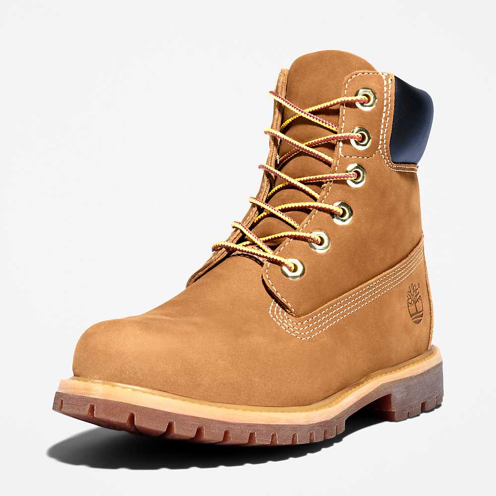 Brown Women's Timberland Premium® 6 Inch Waterproof Boots | Israel-0617589