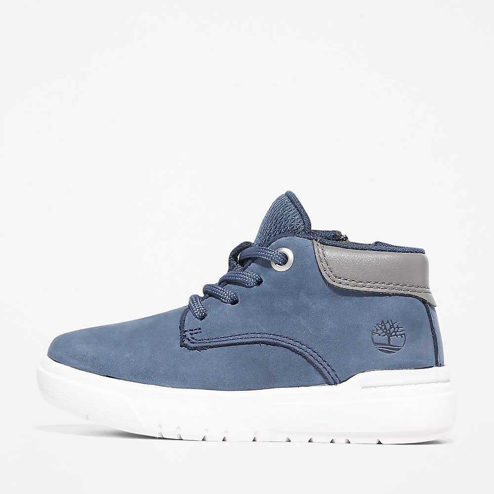 Dark Blue Kids' Timberland Seneca Bay Chukka Boots | Israel-4219595