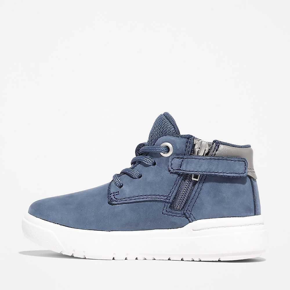 Dark Blue Kids' Timberland Seneca Bay Chukka Boots | Israel-4219595