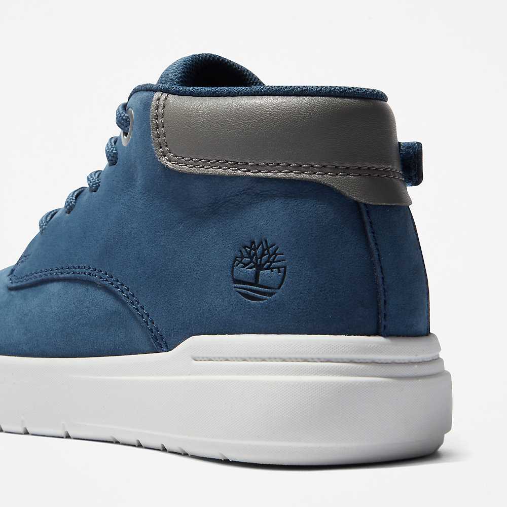 Dark Blue Kids' Timberland Seneca Bay Chukka Boots | Israel-4219597