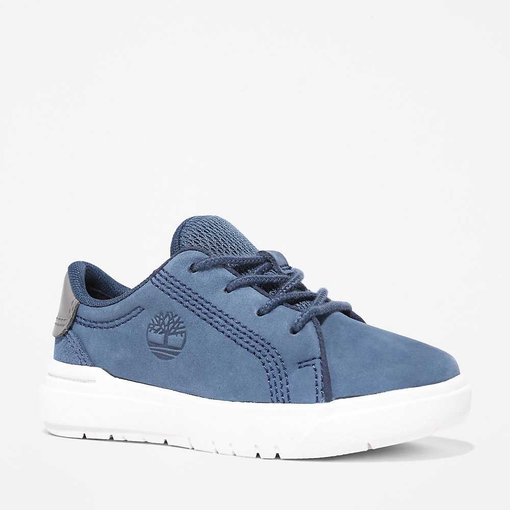 Dark Blue Kids' Timberland Seneca Bay Sneakers | Israel-4219672