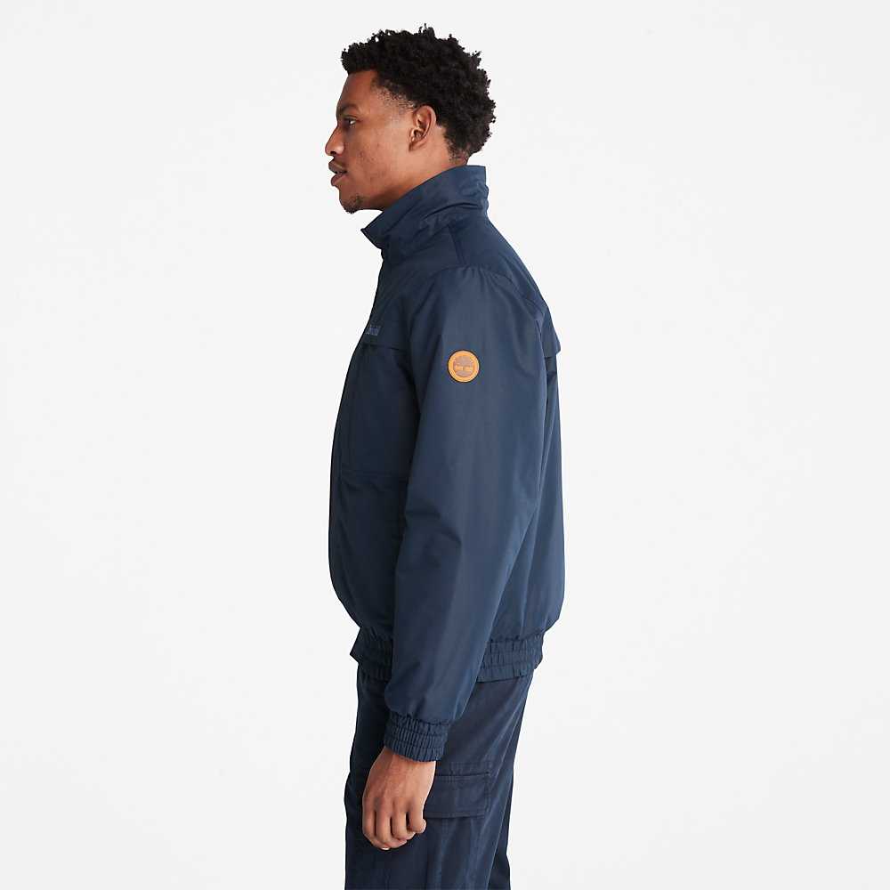 Dark Blue Men's Timberland Benton Water-Resistant Insulated Jackets | Israel-2089765