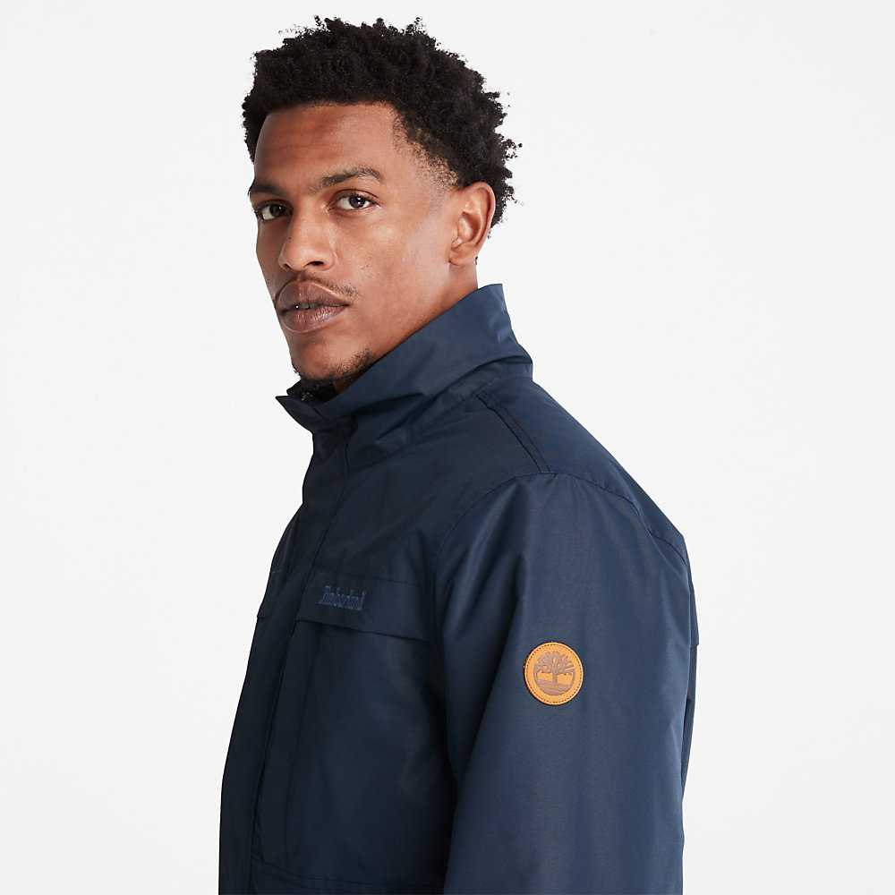 Dark Blue Men's Timberland Benton Water-Resistant Insulated Jackets | Israel-2089765