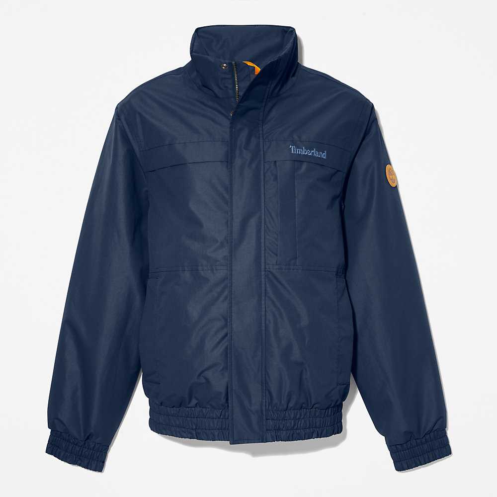 Dark Blue Men's Timberland Benton Water-Resistant Insulated Jackets | Israel-2089765