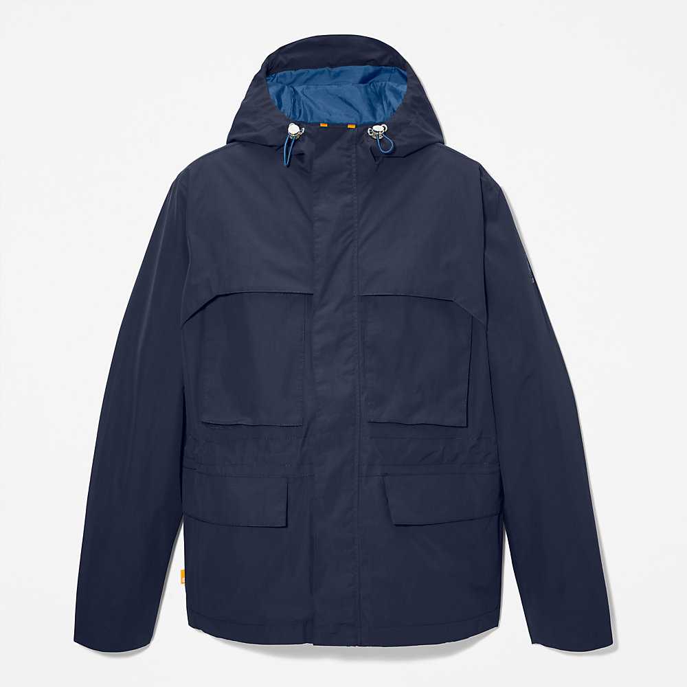 Dark Blue Men's Timberland Cruiser Jackets | Israel-9871504