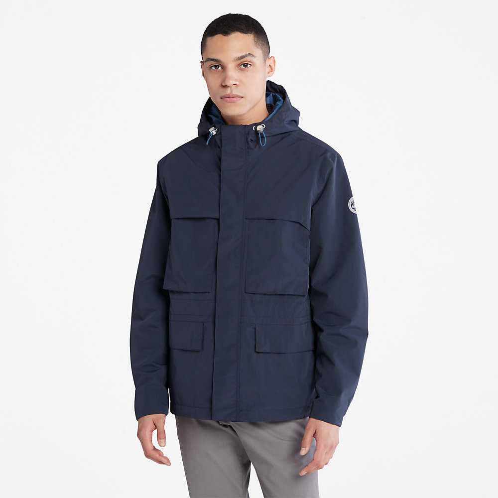 Dark Blue Men\'s Timberland Cruiser Jackets | Israel-9871504