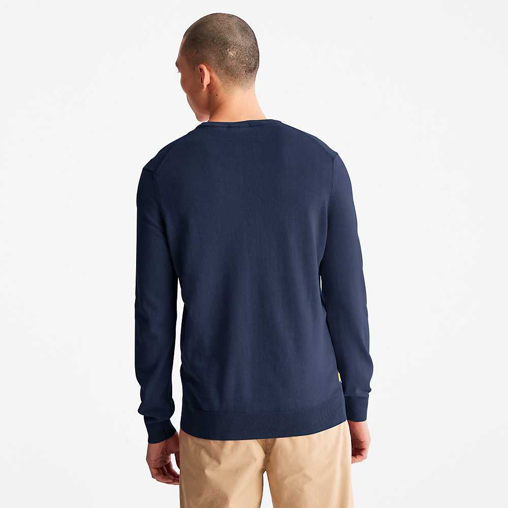 Dark Blue Men's Timberland Earthkeepers Sweatshirt | Israel-0986574