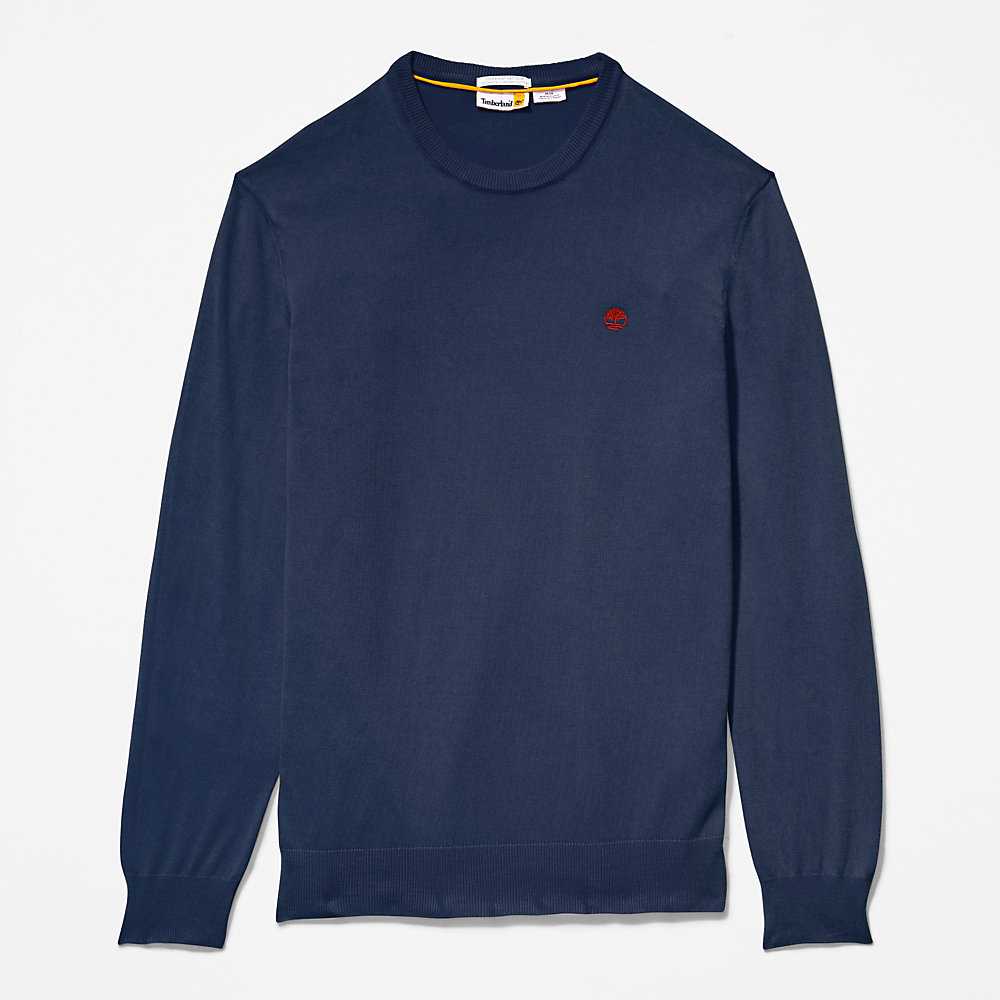 Dark Blue Men's Timberland Earthkeepers Sweatshirt | Israel-0986574