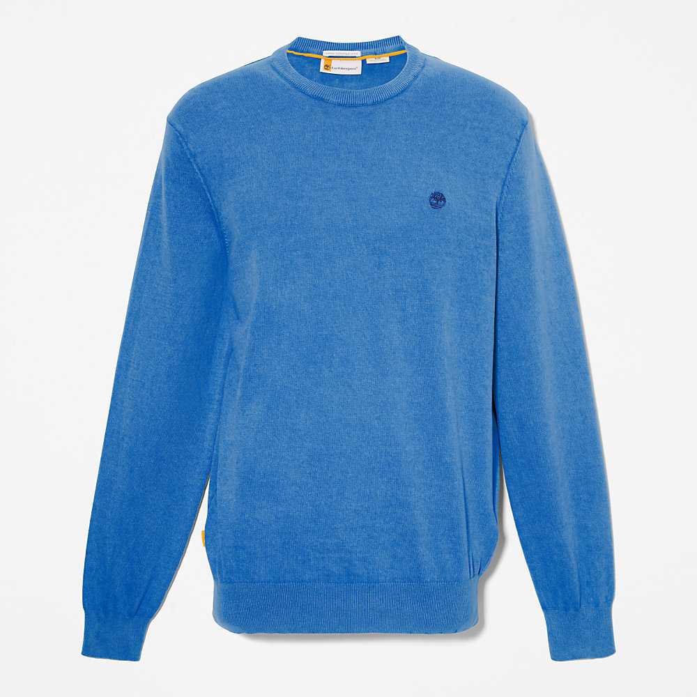 Dark Blue Men's Timberland Earthkeepers Sweatshirt | Israel-2679154