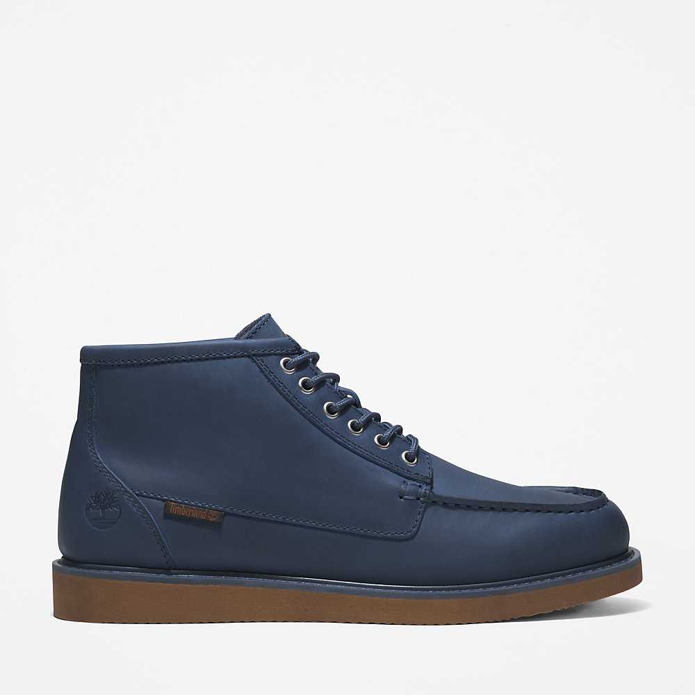 Dark Blue Men\'s Timberland Newmarket II Chukka Boots | Israel-2750143