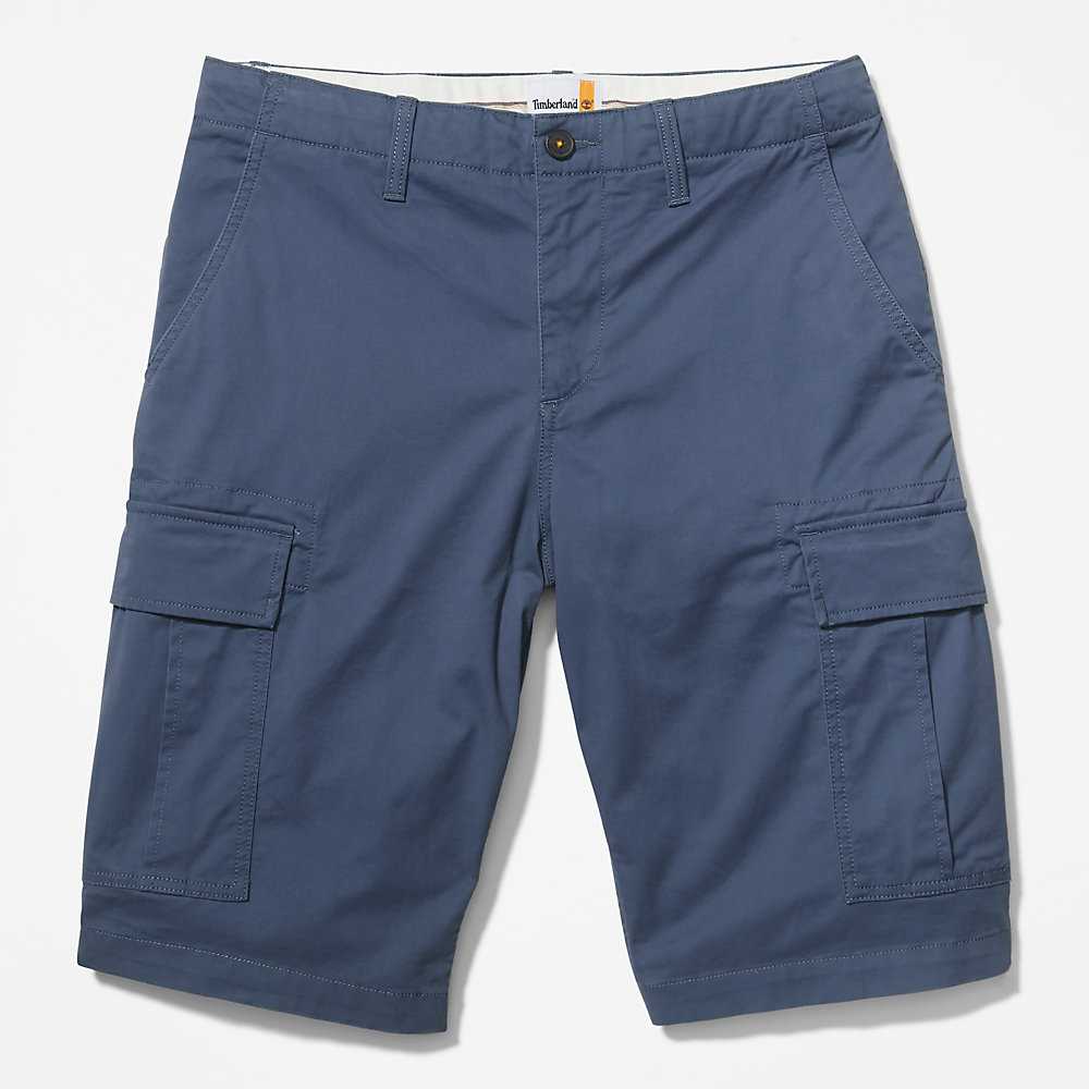 Dark Blue Men's Timberland Outdoor Heritage Cargo Shorts | Israel-3062574