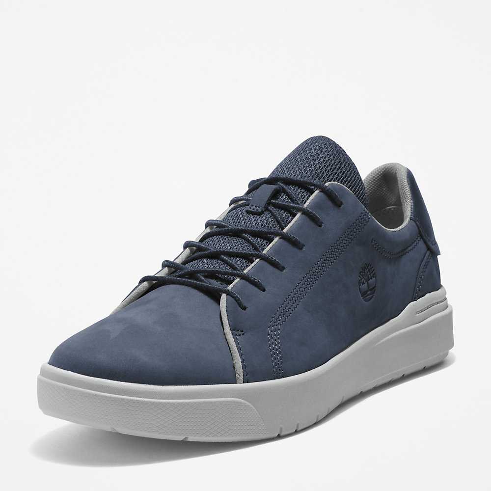 Dark Blue Men's Timberland Seneca Bay Sneakers | Israel-5203746