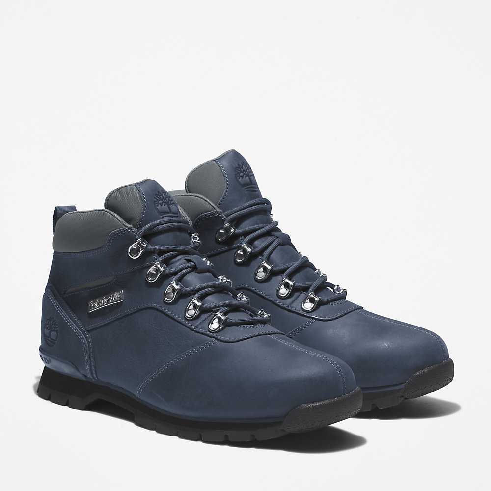 Dark Blue Men's Timberland Splitrock Hiking Boots | Israel-3529801