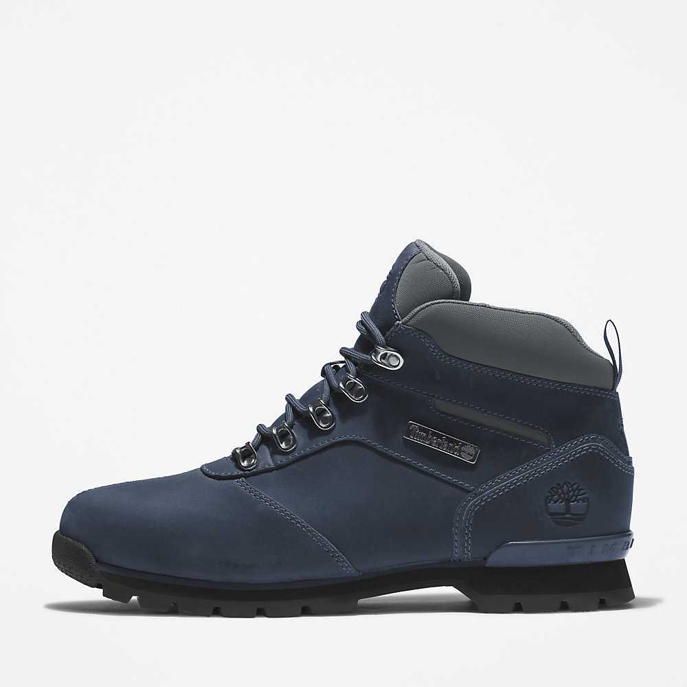 Dark Blue Men's Timberland Splitrock Hiking Boots | Israel-3529801