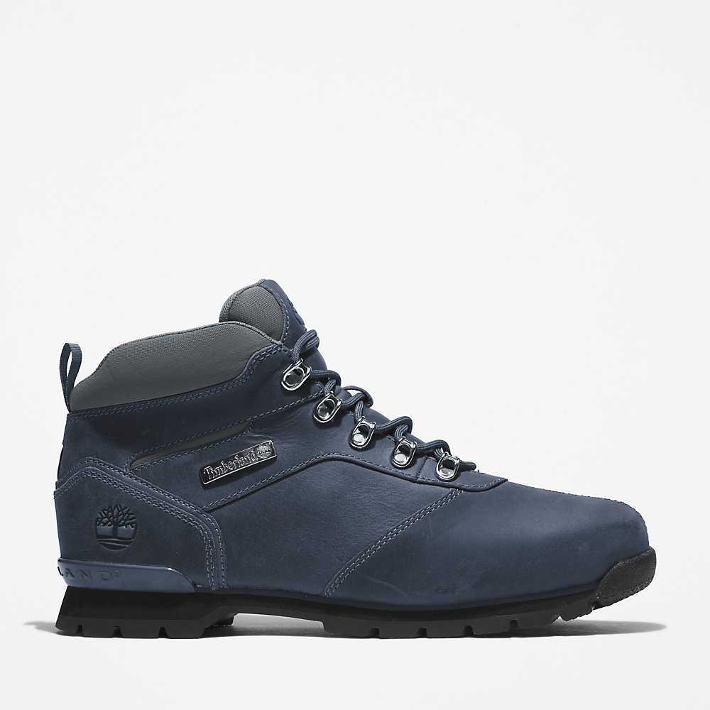 Dark Blue Men\'s Timberland Splitrock Hiking Boots | Israel-3529801