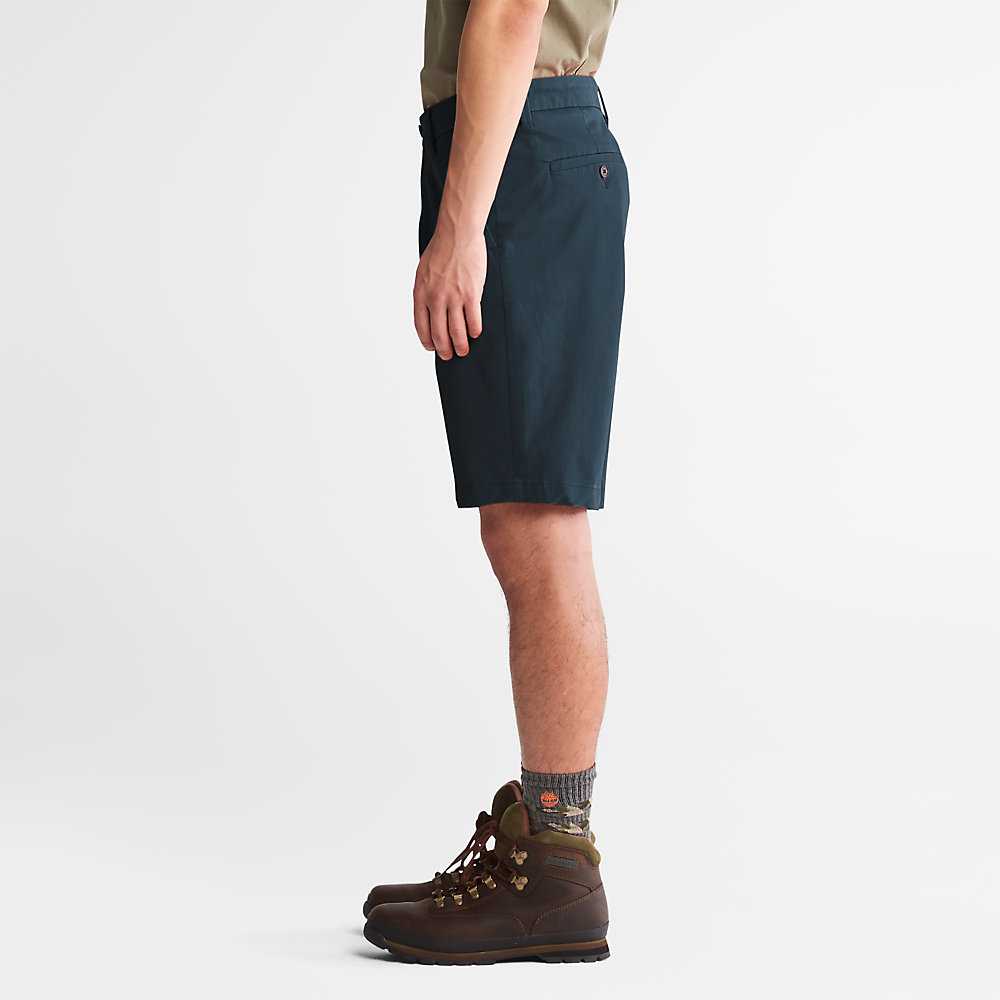 Dark Blue Men's Timberland Squam Lake Shorts | Israel-2715349