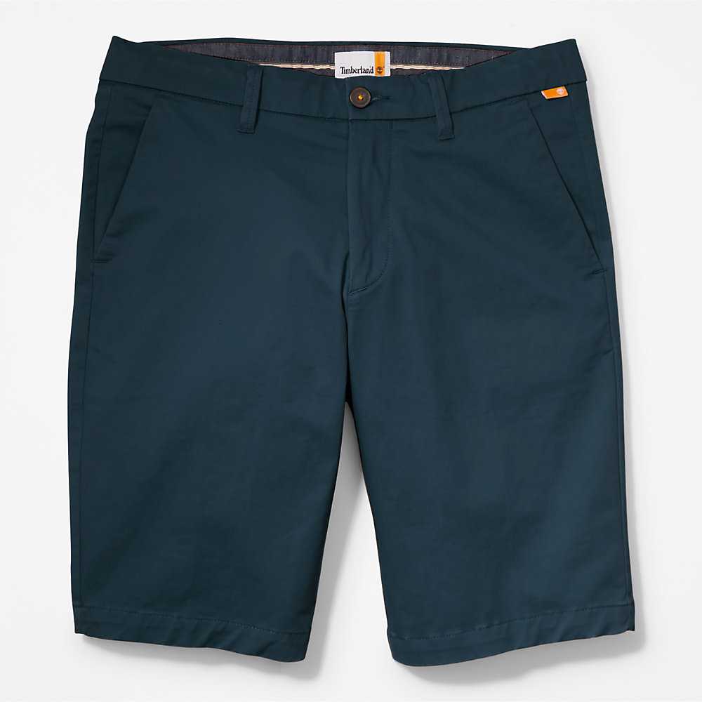 Dark Blue Men's Timberland Squam Lake Shorts | Israel-2715349