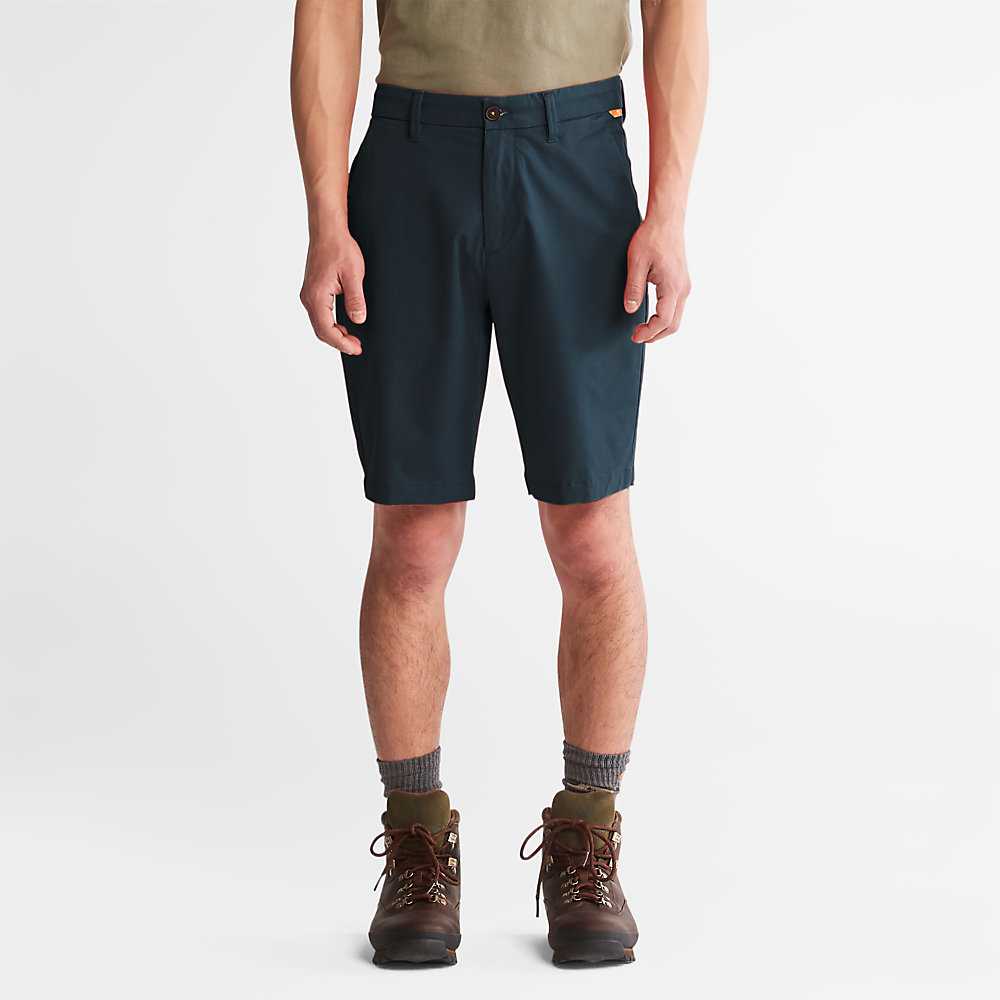 Dark Blue Men\'s Timberland Squam Lake Shorts | Israel-2715349