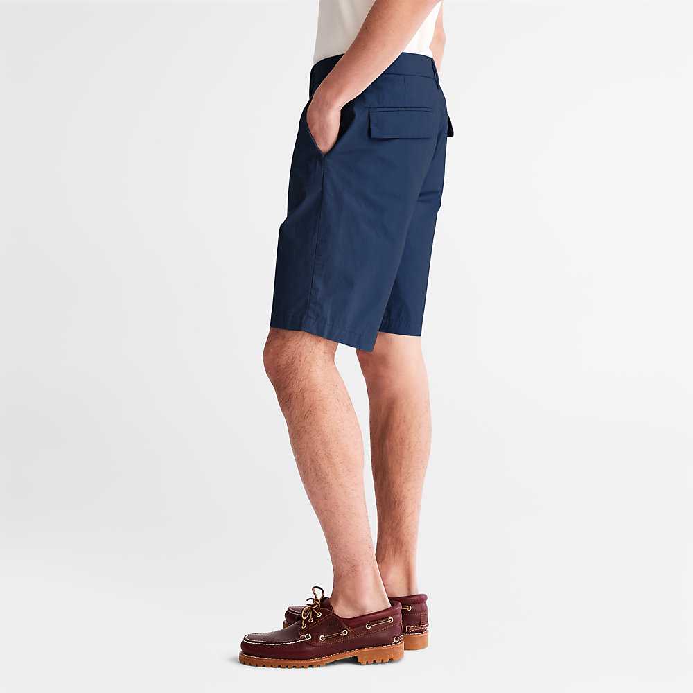 Dark Blue Men's Timberland Squam Lake Shorts | Israel-6475382