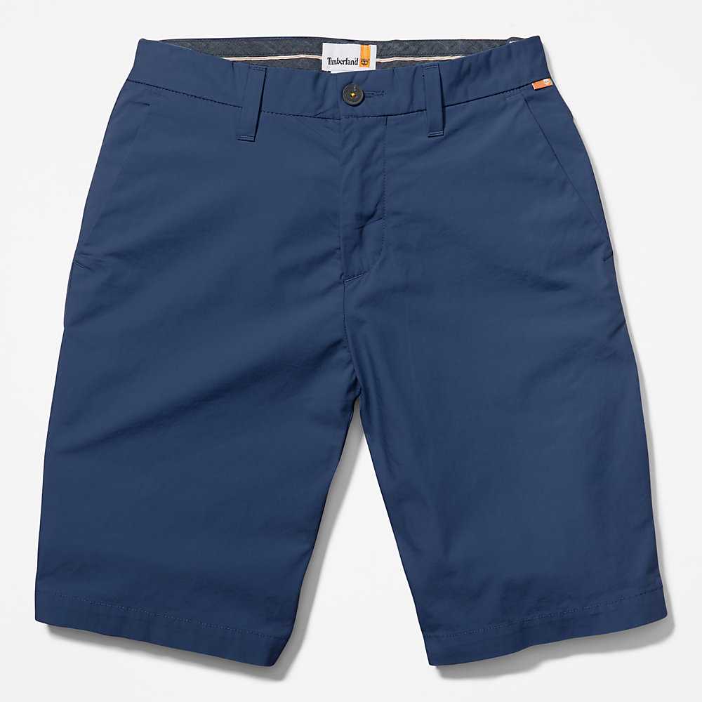 Dark Blue Men's Timberland Squam Lake Shorts | Israel-6475382