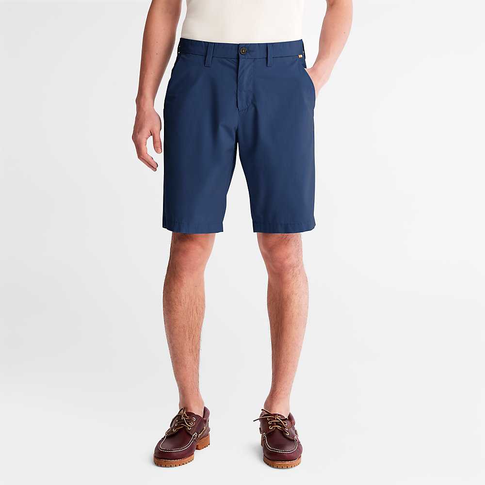 Dark Blue Men\'s Timberland Squam Lake Shorts | Israel-6475382