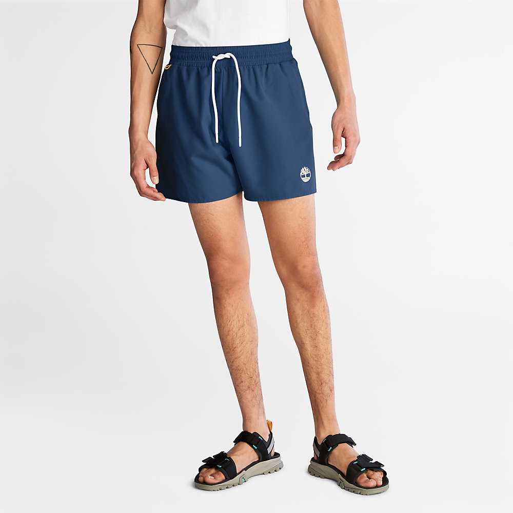 Dark Blue Men\'s Timberland Sunapee Lake Shorts | Israel-2918074