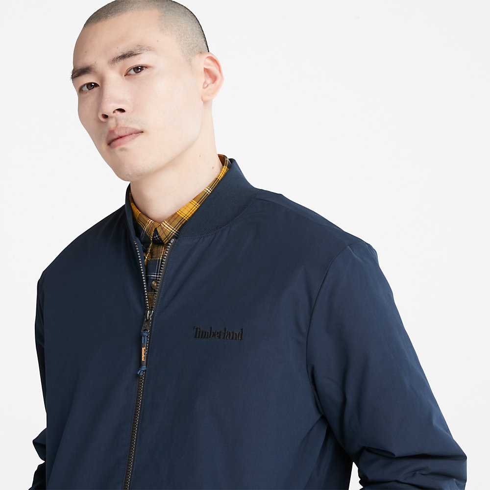 Dark Blue Men's Timberland Thermarange™ Bomber Jacket | Israel-9270358