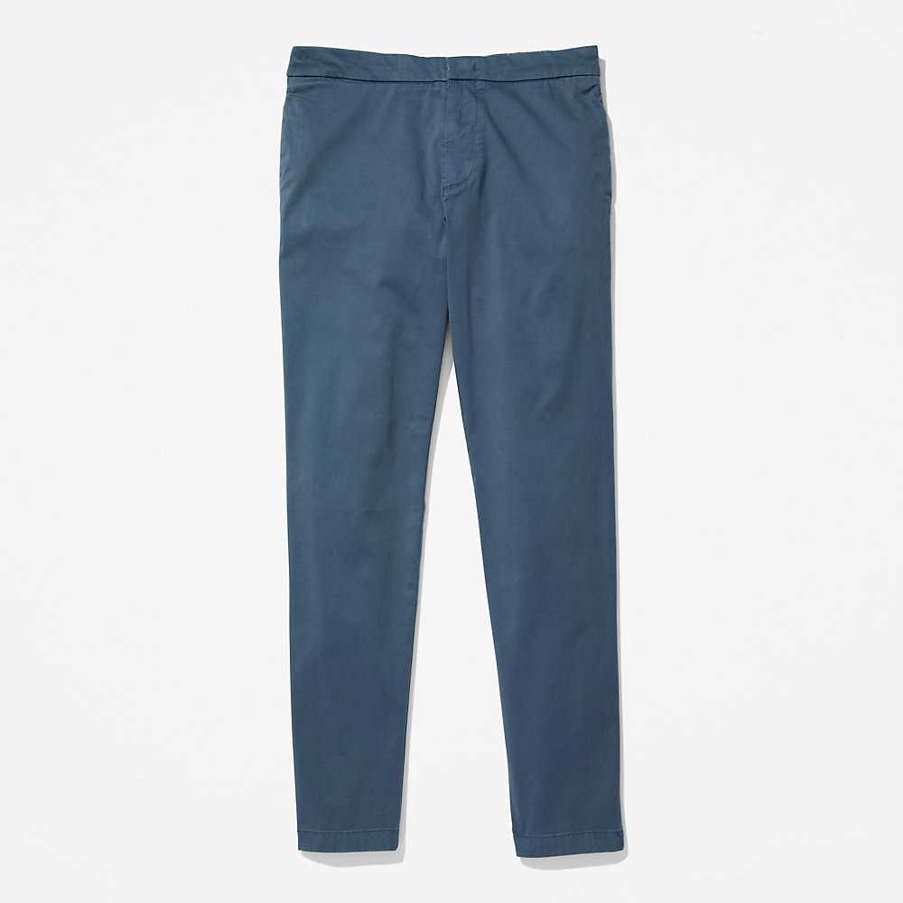 Dark Blue Men's Timberland Ultrastretch Pants | Israel-3128940