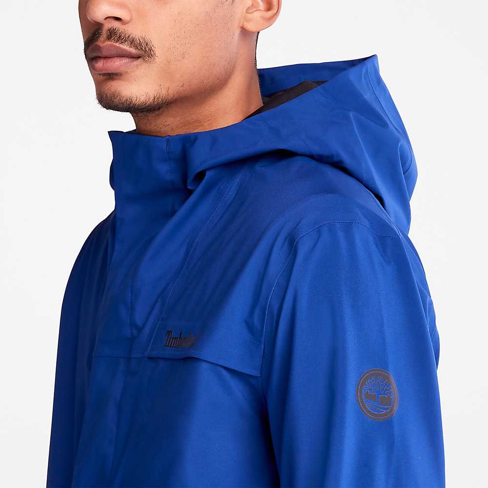 Dark Blue Men's Timberland Water-Repellent Windbreaker | Israel-6580734