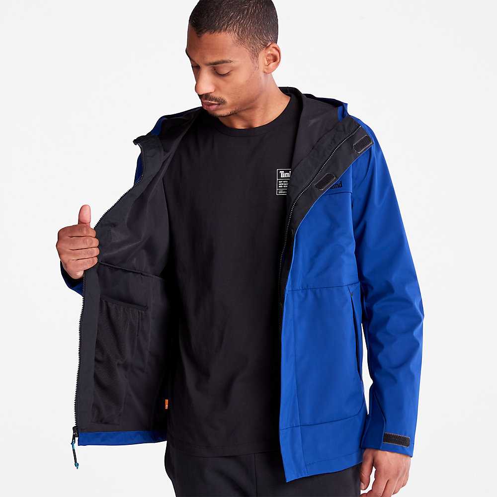 Dark Blue Men's Timberland Water-Repellent Windbreaker | Israel-6580734