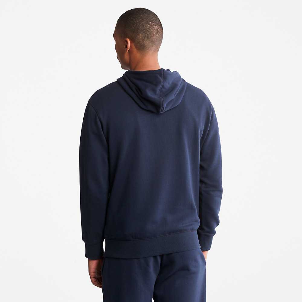 Dark Blue Men's Timberland Wind Water Earth And Sky Hoodie | Israel-1384092