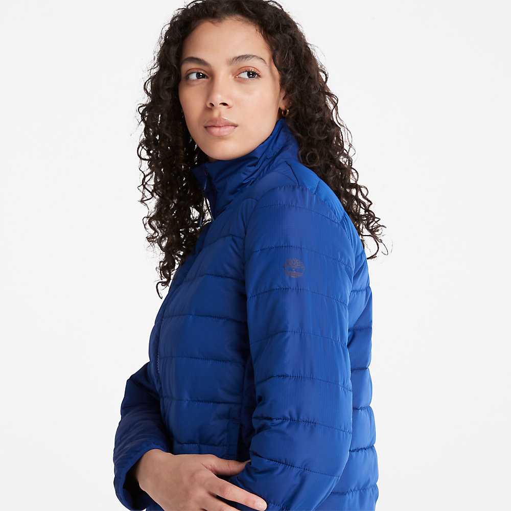 Dark Blue Women's Timberland Axis Peak Jackets | Israel-5071264