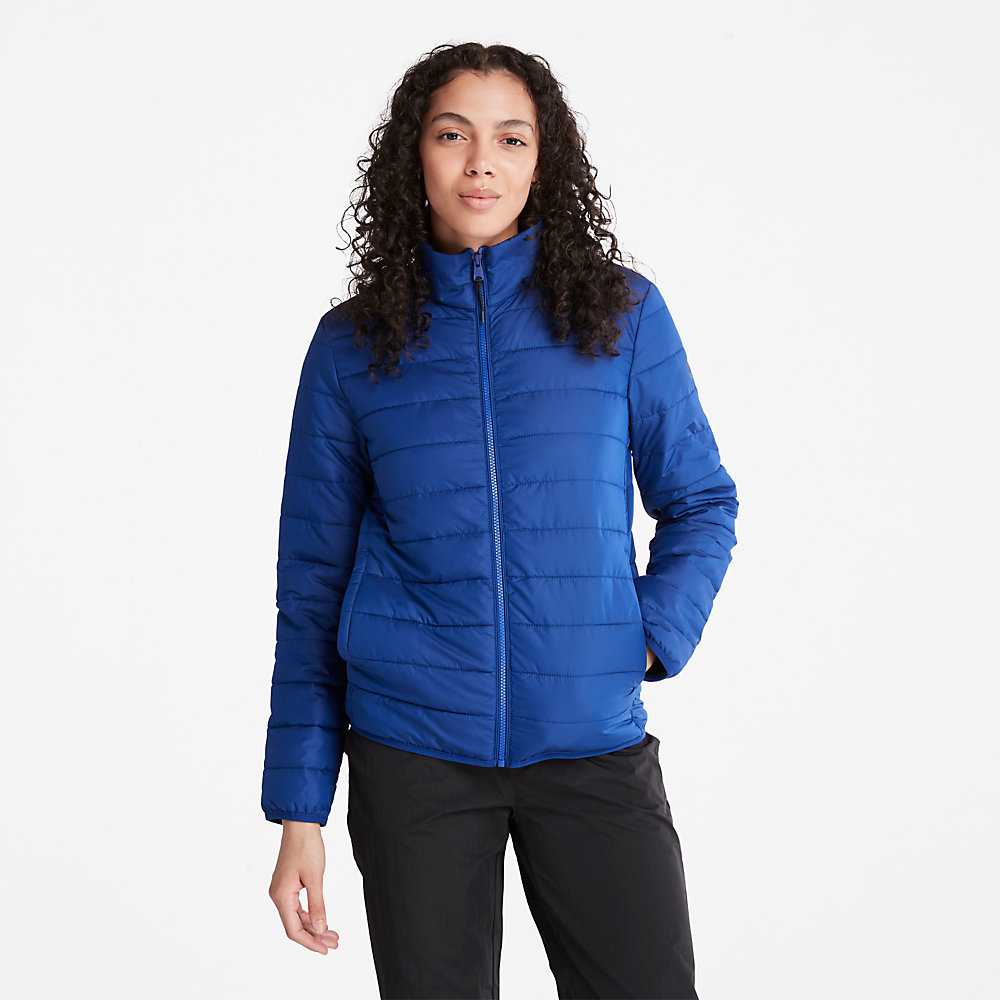 Dark Blue Women\'s Timberland Axis Peak Jackets | Israel-5071264