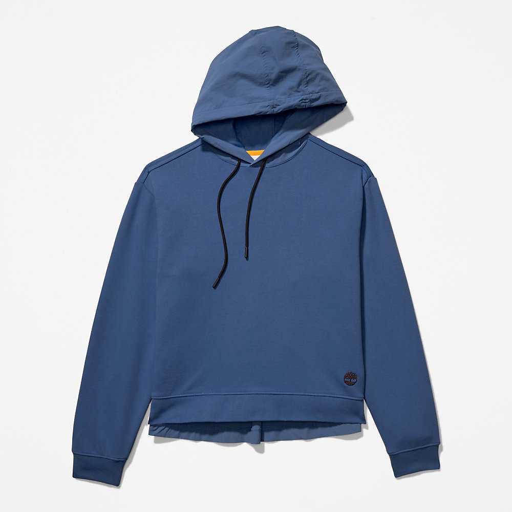 Dark Blue Women's Timberland Solid-colour Hoodie | Israel-6372580