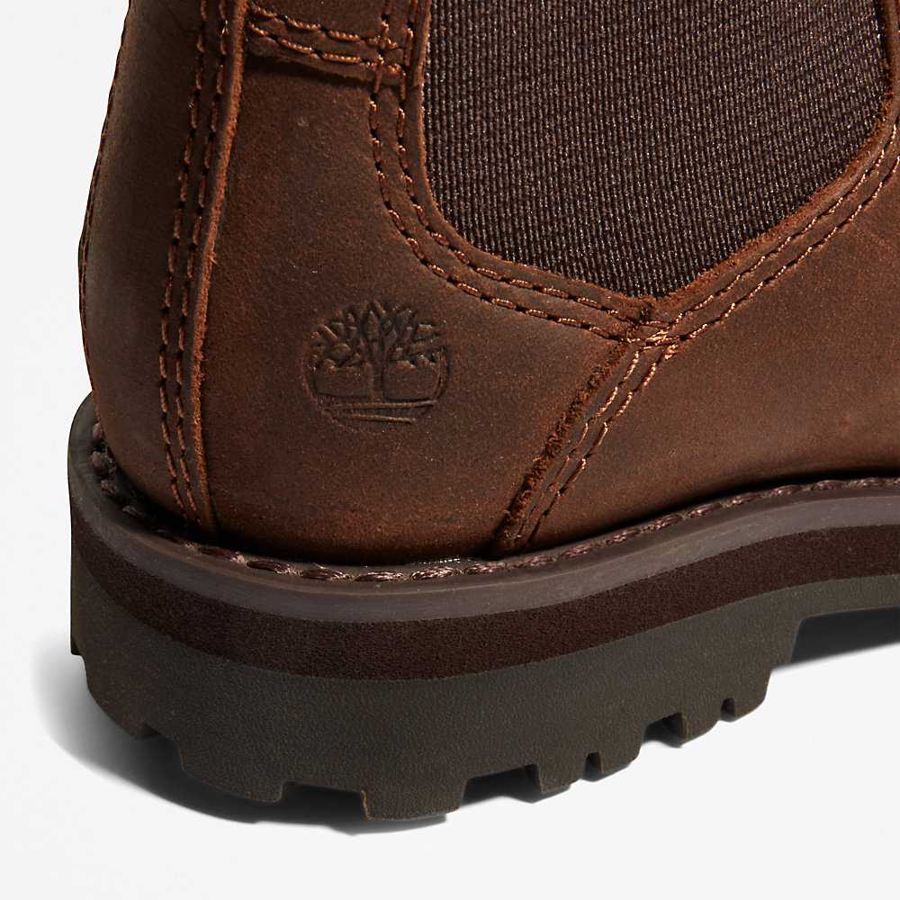 Dark Brown Kids' Timberland Courma Chelsea Boots | Israel-4219550