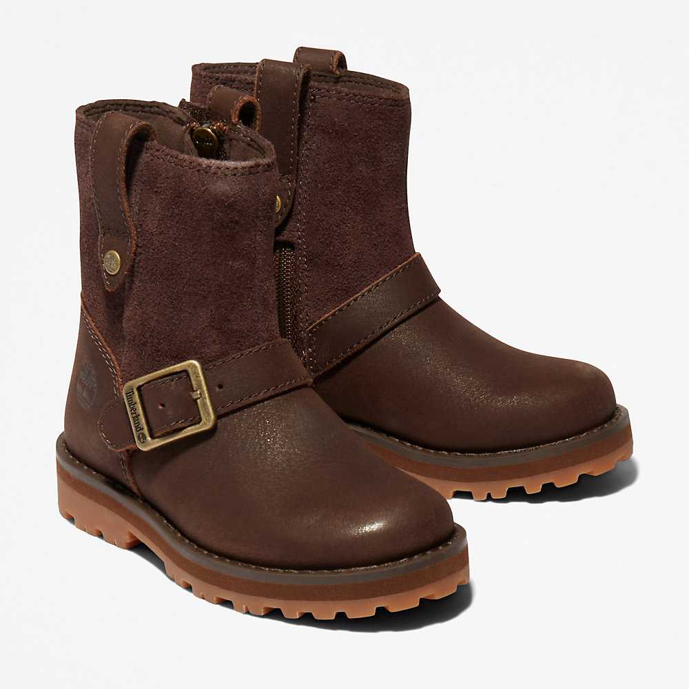 Dark Brown Kids' Timberland Courma Winter Boots | Israel-4219576