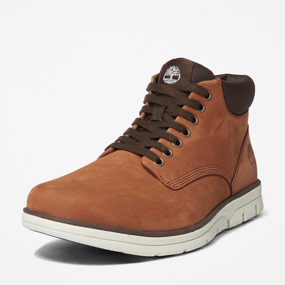 Dark Brown Men's Timberland Bradstreet Chukka Boots | Israel-3149286