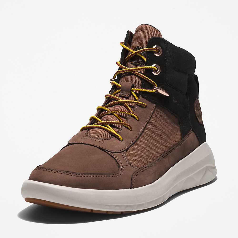 Dark Brown Men's Timberland Bradstreet Ultra Chukka Boots | Israel-7642395