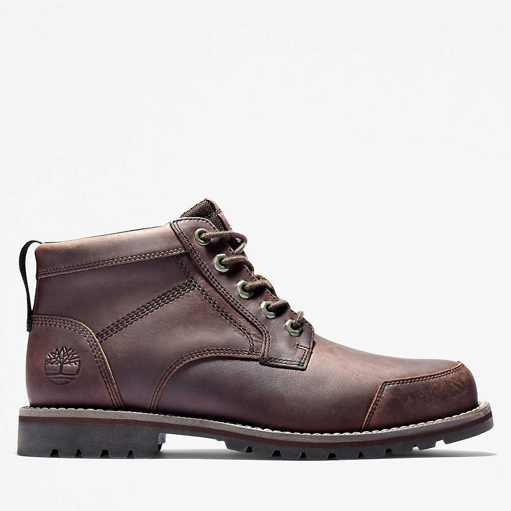 Dark Brown Men\'s Timberland Larchmont II Chukka Boots | Israel-7032816